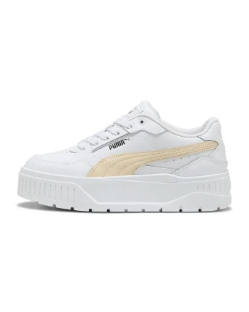 Pantofi sport,  Casual, Piele naturala, Bej/Alb optic