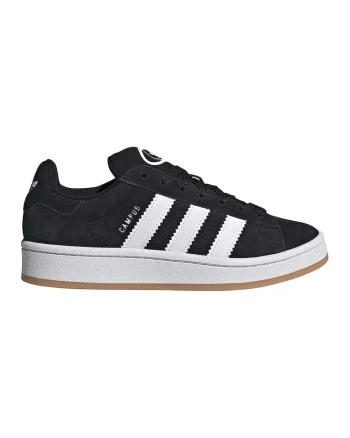 Pantofi sport Campus 00s din piele intoarsa, Negru/Alb optic
