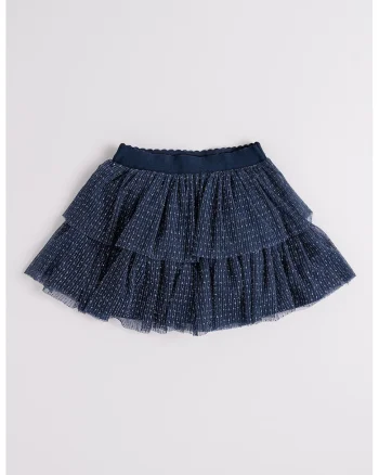 Fusta stralucitoare de tul, Bleumarin