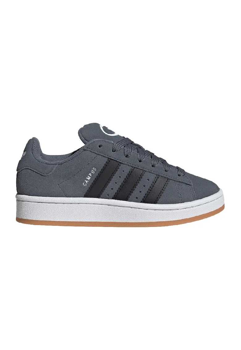 Pantofi sport Campus 00s din piele intoarsa, Negru/Gri carbune