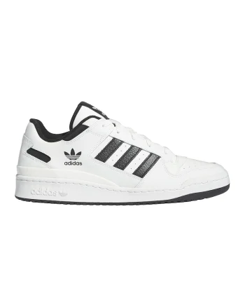 Pantofi sport din piele lacuita Forum, Negru/Alb optic