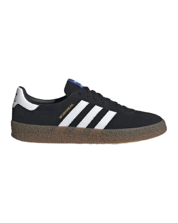 Pantofi sport din piele intoarsa Montreal, Alb/Negru