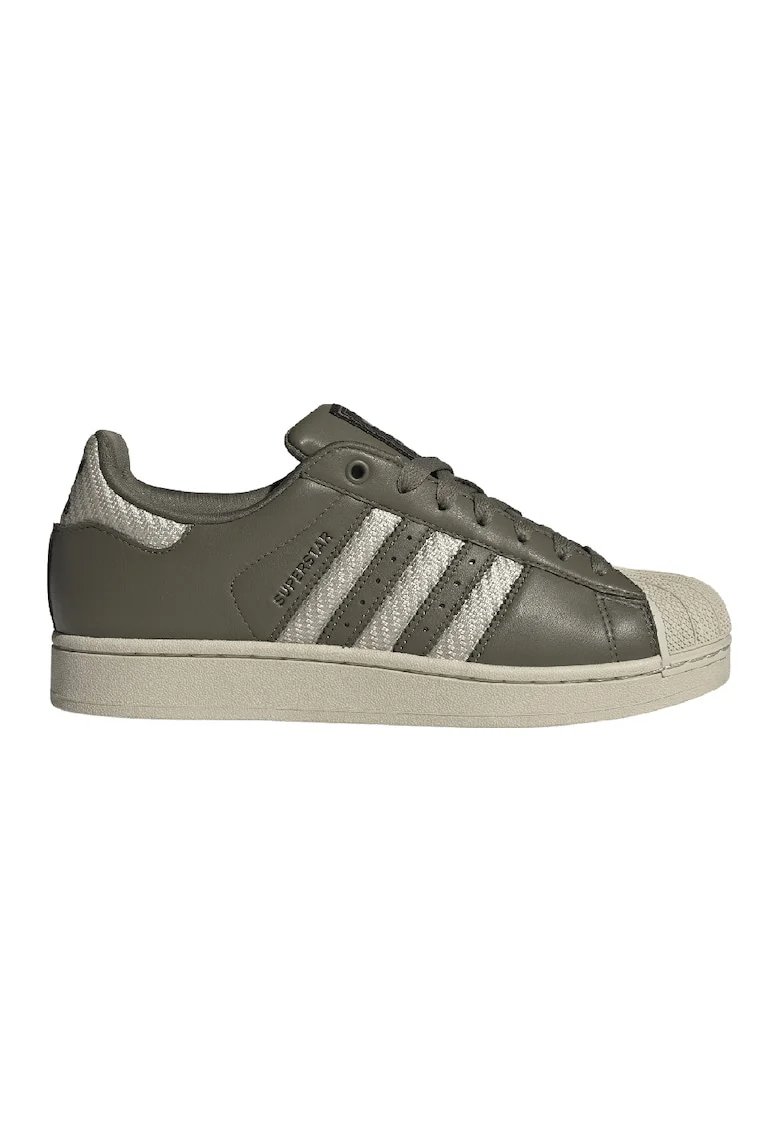 Pantofi sport low-cut din piele Superstar II, Kaki