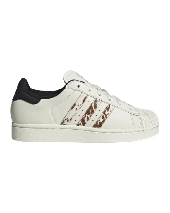 Pantofi sport din piele Superstar II, Alb murdar