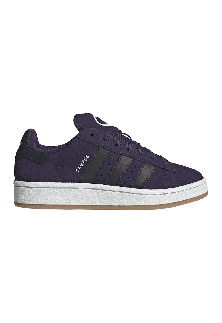 Pantofi sport Campus 00s din piele intoarsa, Negru/Violet pruna