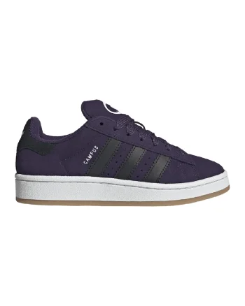 Pantofi sport Campus 00s din piele intoarsa, Negru/Violet pruna