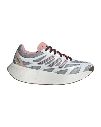 Pantofi sport low-cut cu talpa wedge Adizero Aruku, Gri/Roz prafuit