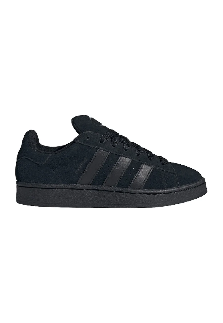 Pantofi sport Campus 00s din piele intoarsa cu garnituri contrastante, Negru