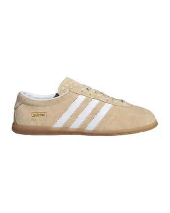 Pantofi sport din piele intoarsa Gazelle Lo Pro, Alb/Maro nisip
