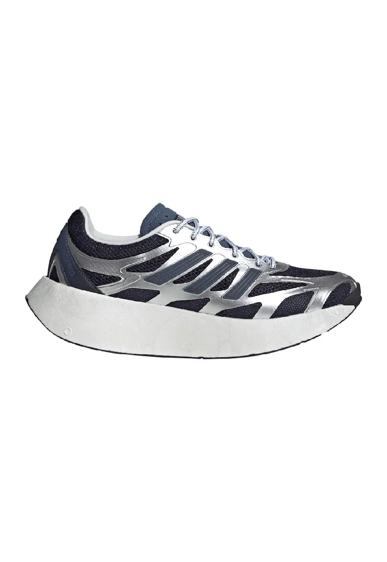 Pantofi sport cu garnituri cu aspect metalizat Adizero Aruku, Negru/Argintiu