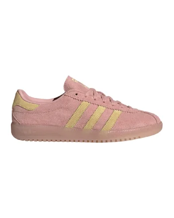 Pantofi sport BRMD din piele intoarsa cu detaliu logo, Galben/Roz prafuit