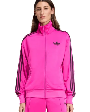 Bluza de trening cu logo si fermoar Firebird, Fucsia
