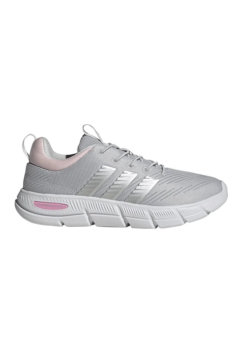 pantofi sport Cloudfoam Flex low-cut din material textil, Gri deschis/Roz pastel/Alb optic