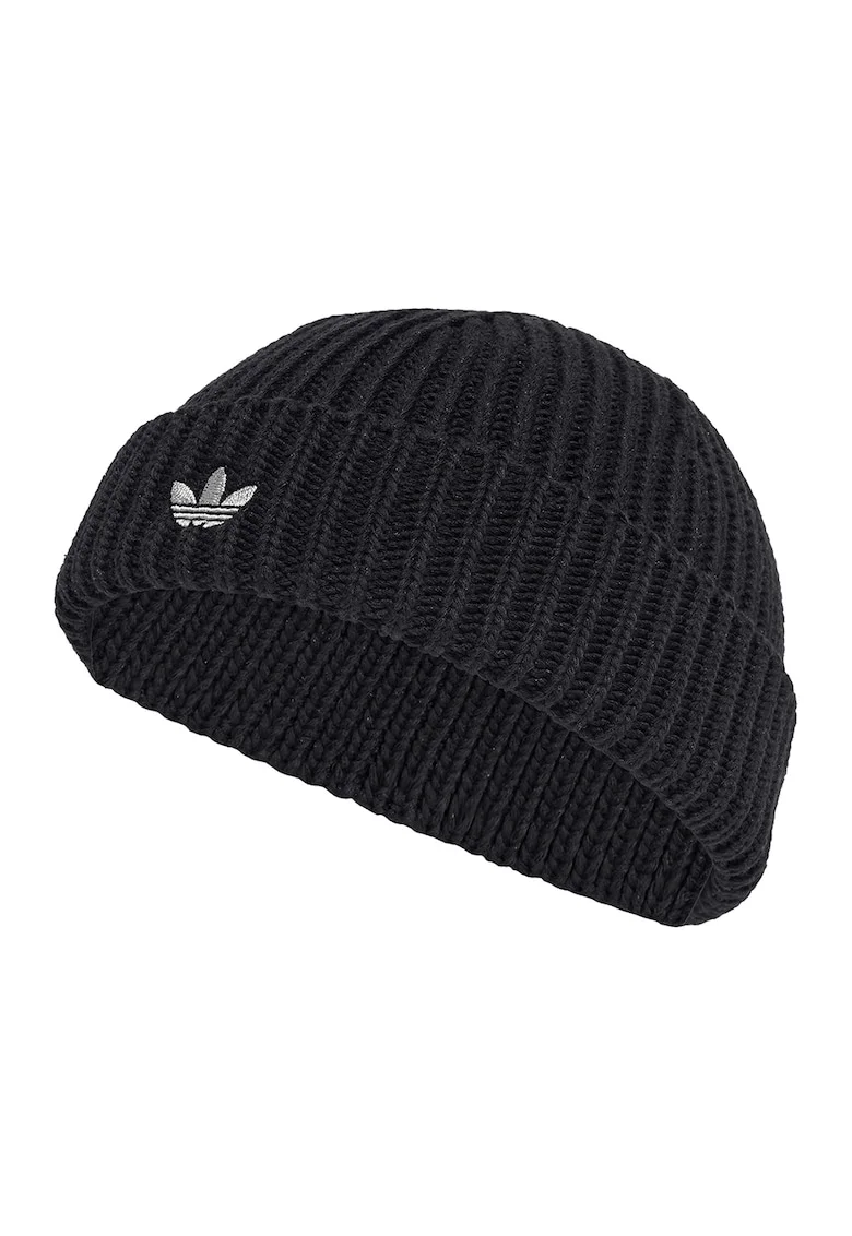 Caciula cu logo brodat, Negru