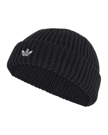 Caciula cu logo brodat, Negru