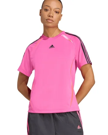 Tricou cu maneci raglan TeamGeist, Negru/Roz deschis