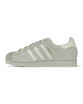 Pantofi sport de piele intoarsa cu garnituri de piele Superstar II, Gri cenusiu