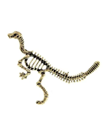 Brosa schelet dinozaur, aurie, Martilda C1