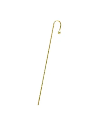 Cercel ear cuff, lung, auriu, Monja C20,