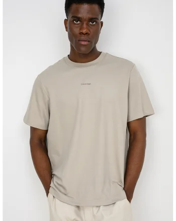 Tricou lejer din bumbac pique, Grej