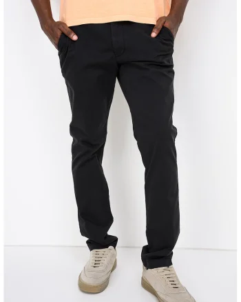 Pantaloni chino slim fit Scanton, Negru