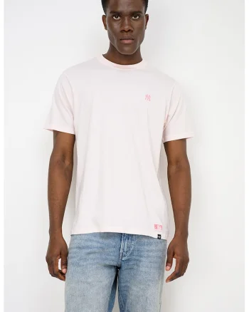’47, Tricou cu broderie logo discreta Neyyan Base Runner, Roz deschis
