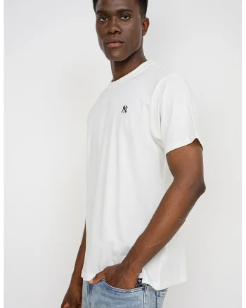 ’47, Tricou cu broderie logo discreta Neyyan Base Runner, Alb murdar