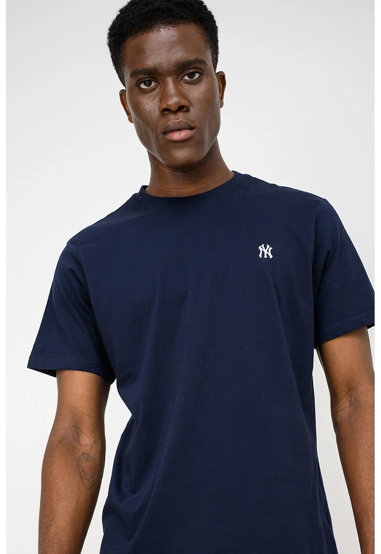 ’47, Tricou cu broderie logo discreta Neyyan Base Runner, Bleumarin