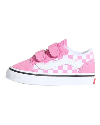 Old Skool tenisi velcro in carouri