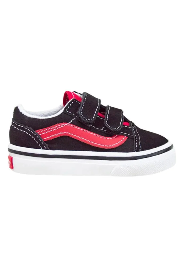 Tenisi cu garnituri din piele intoarsa si logo contrastant Old Skool V Retro