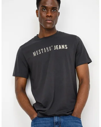 Tricou cu decolteu la baza gatului Austin, Negru