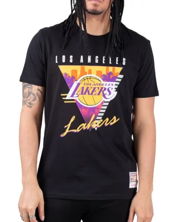 Tricou regular fit din bumbac NBA Final Seconds Los Angeles Lakers