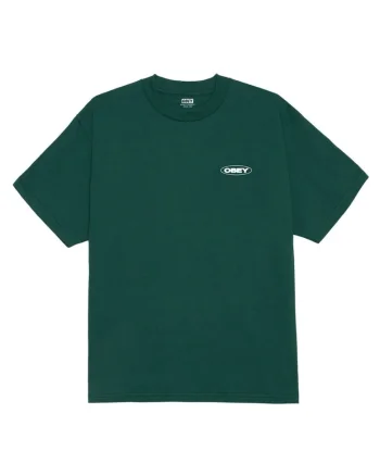 Tricou cu imprimeu text la spate Global Impact