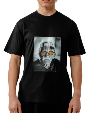 Tricou din bumbac cu imprimeu frontal Il Capitano