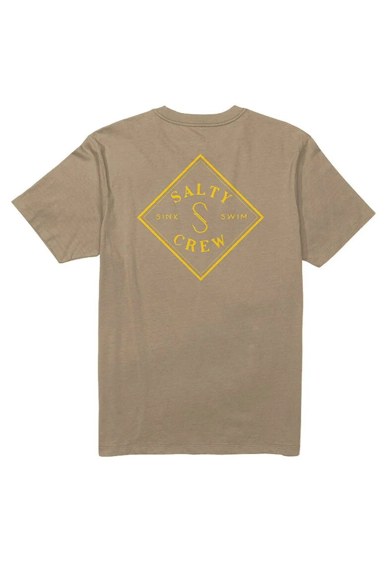 Tricou din bumbac cu decolteu la baza gatului si logo