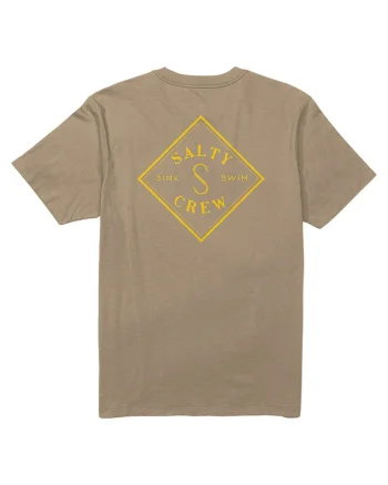 Tricou din bumbac cu decolteu la baza gatului si logo