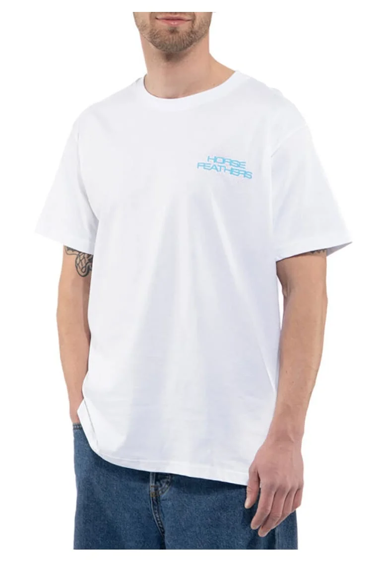 Tricou cu decolteu la baza gatului si imprimeu