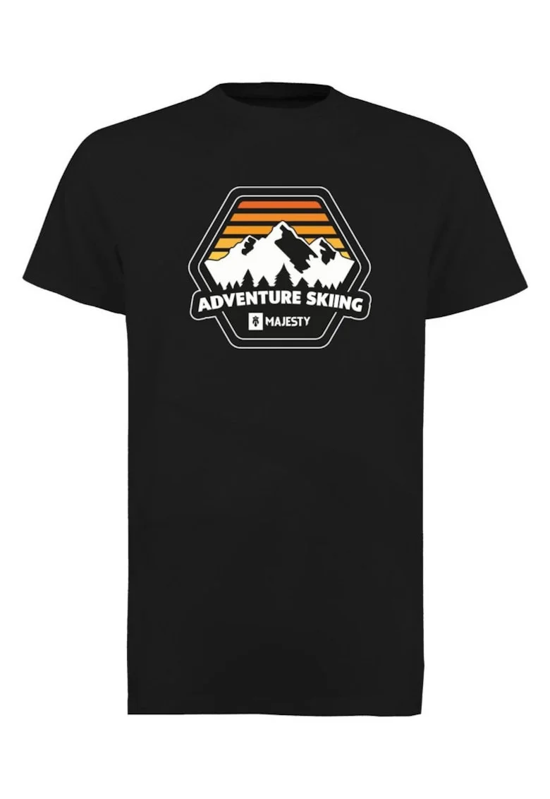 Tricou regular fit din bumbac cu imprimeu grafic frontal