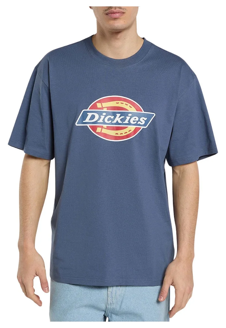 . tricou regular fit la baza gatului cu logo