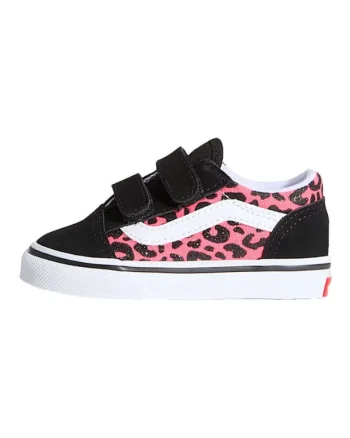 Old Skool Glitter Tenisi cu animal print,