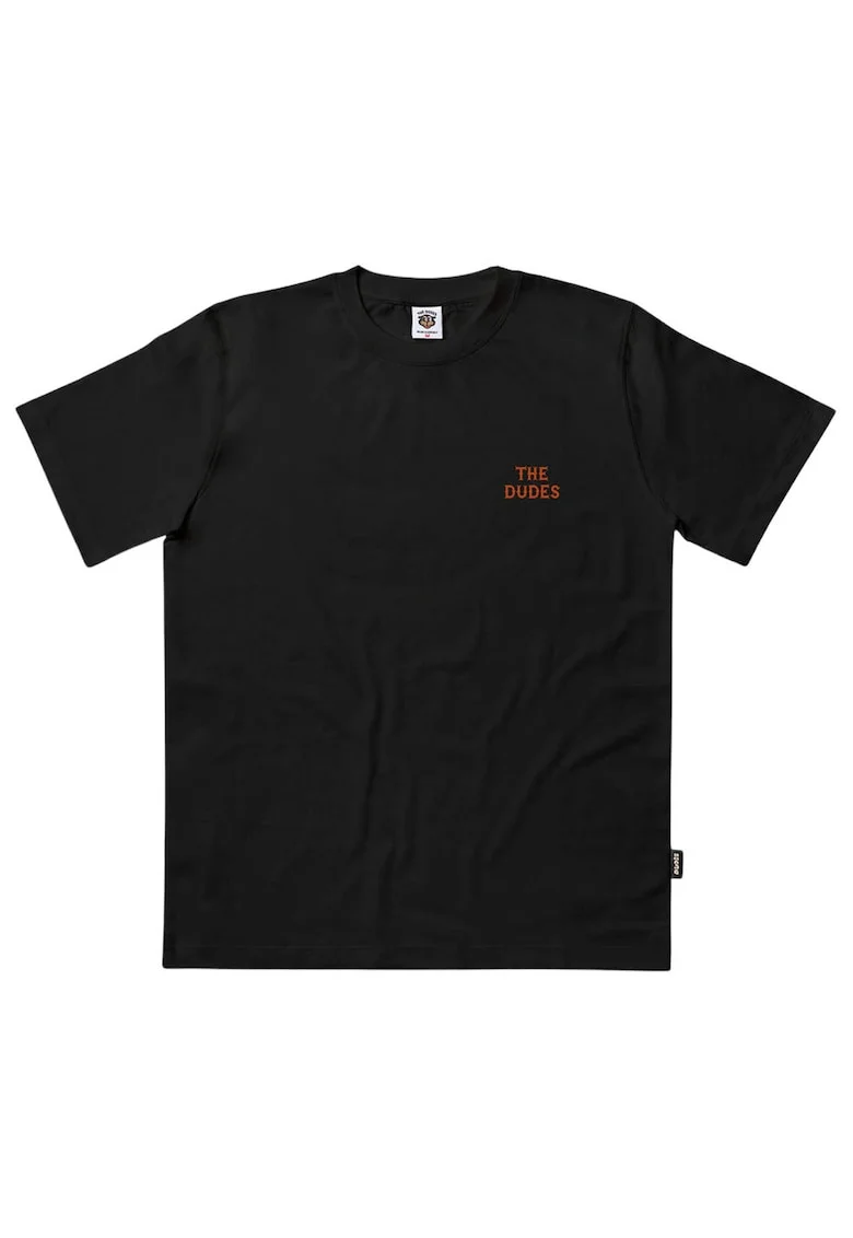 Tricou din bumbac organic cu imprimeu grafic pe partea din spate