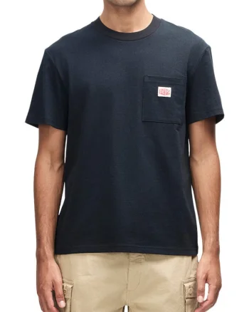 Tricou din bumbac cu buzunar pe piept