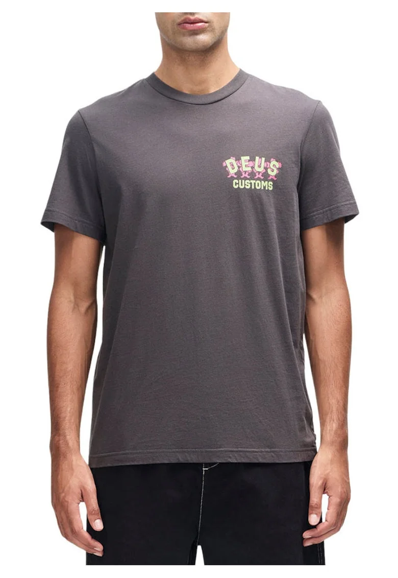 Tricou din bumbac regular fit cu imprimeu cu semnul pacii pe partea din spate