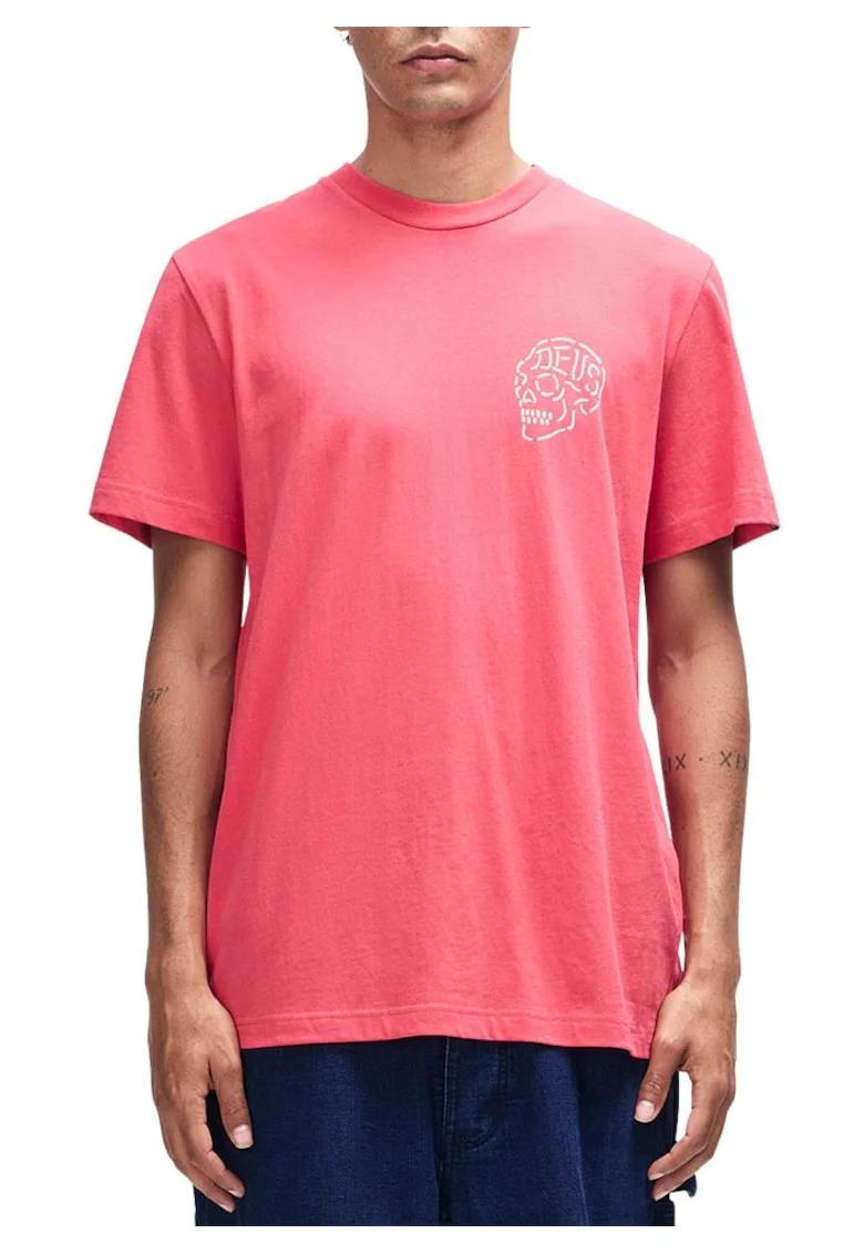 Tricou artistic din bumbac, Rosu