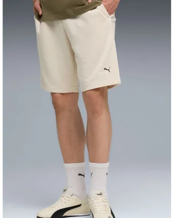 Bermude sport cu talie elastica Essentials 2, Bej