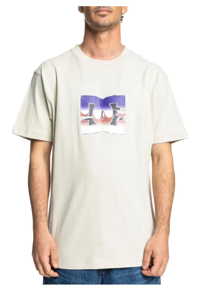 Tricou din bumbac cu imprimeu, Crem