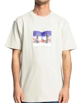 Tricou din bumbac cu imprimeu, Crem