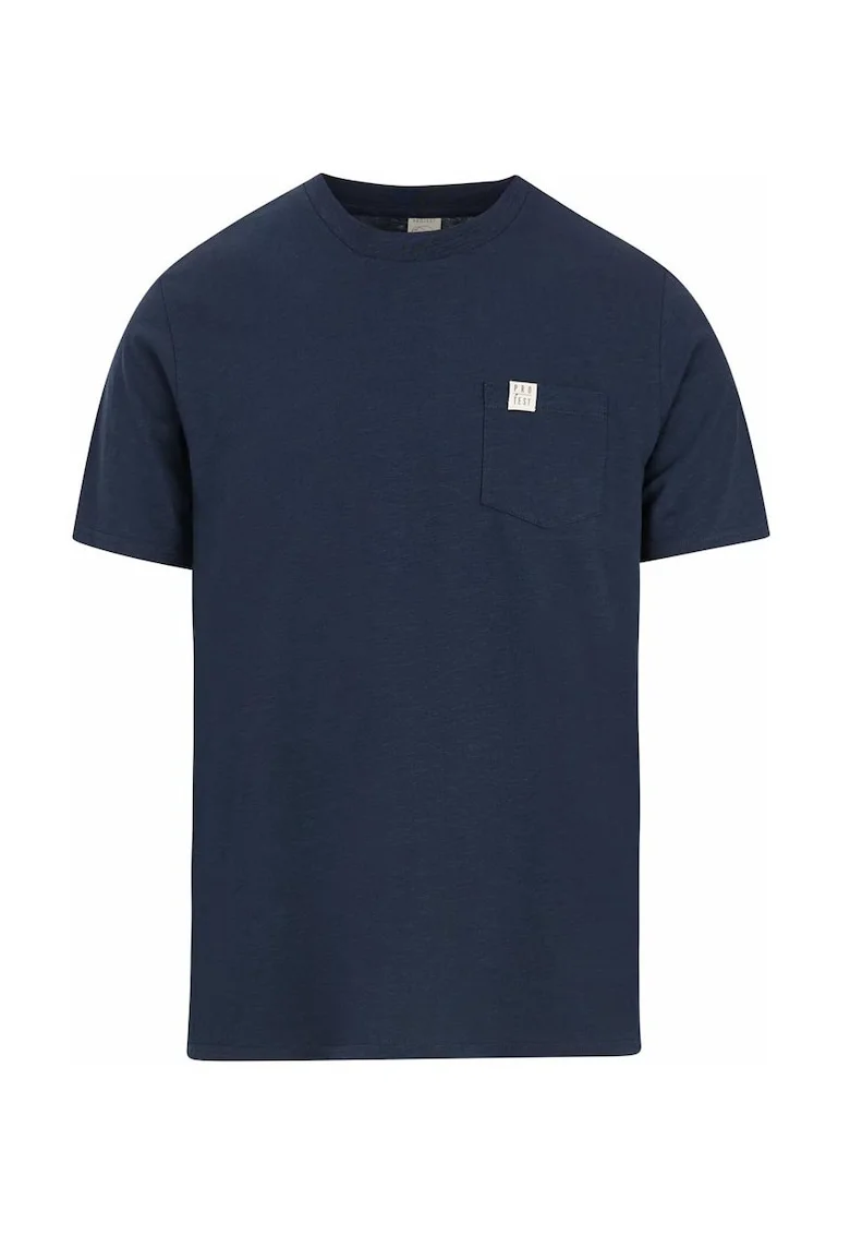 Tricou barbati,  PRTCRUZ, bleumarin, bumbac BCI, maneca scurta