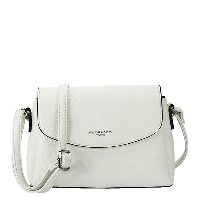 Geanta alba mica FloraCO Paris H6930 16