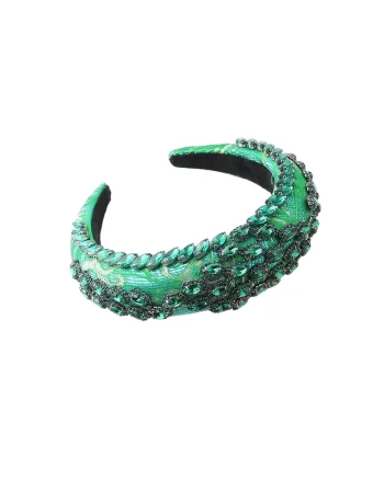 Bentita verde, bufanta, cu pietre, Adolph C1